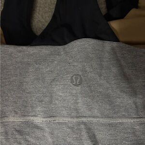 Lululemon Athletica Gray and Black Tank Top